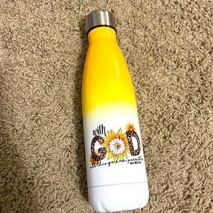 Inspirational God water Bottle metal 17oz